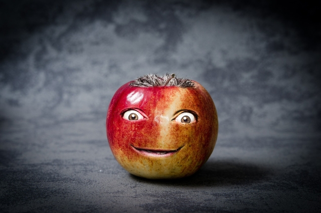 Uśmiechnięte jabłko