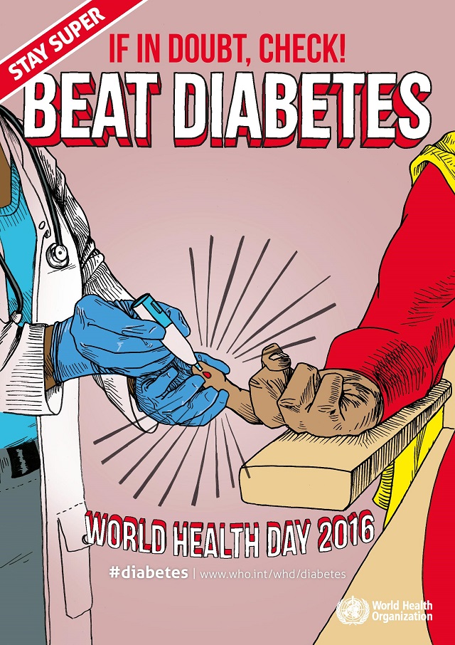 World Health Day 2016, Beat Diabetes