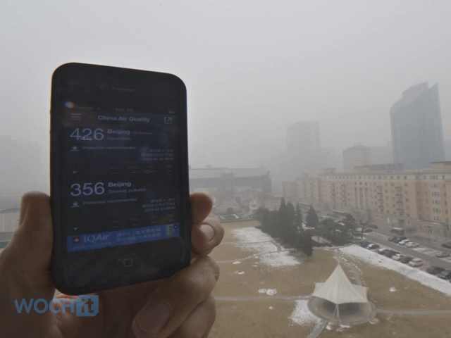 China, Beijing, smog, app, application, smartphone, health, air pollution