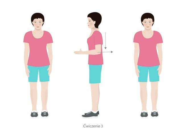 ćwiczenie na kręgosłup piersiowy - przykład: ilustracja nr 3