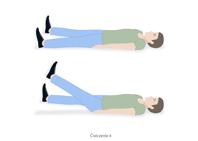 ćwiczenie na kręgosłup lędźwiowy - przykład: ilustracja nr 4