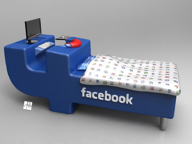 Facebook bed