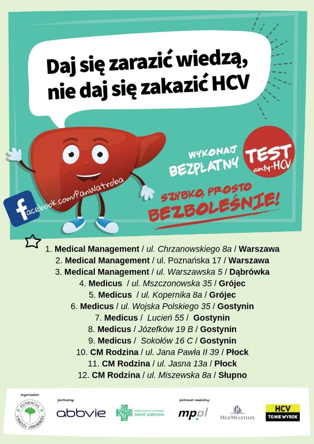 bule Medalje Udøve sport Darmowe badania przesiewowe w kierunku HCV na Mazowszu | Choroby zakaźne -  mp.pl