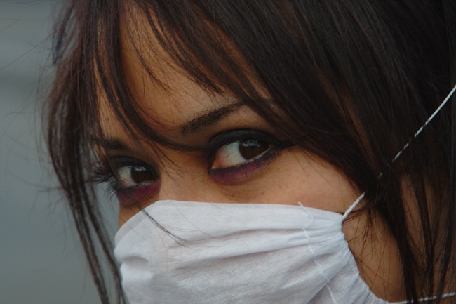 flu, influenza, smog mask