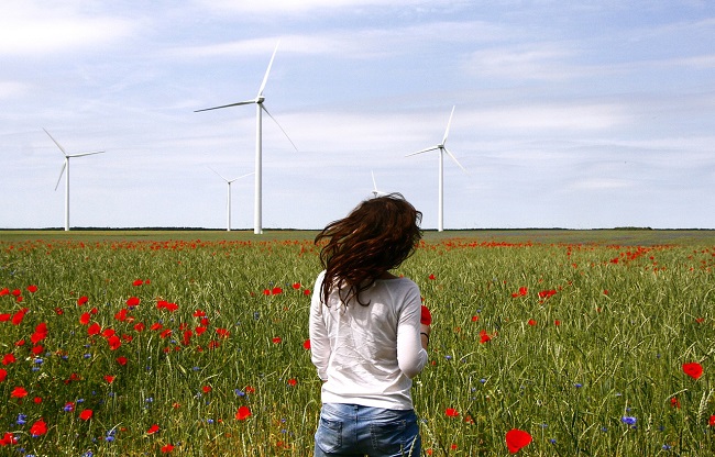 wind farm, farma wiatrowa, farma wiatraków